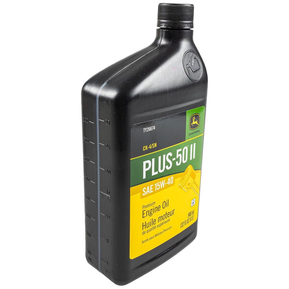 John Deere fuel filter top view illustrating clean fuel delivery benefit