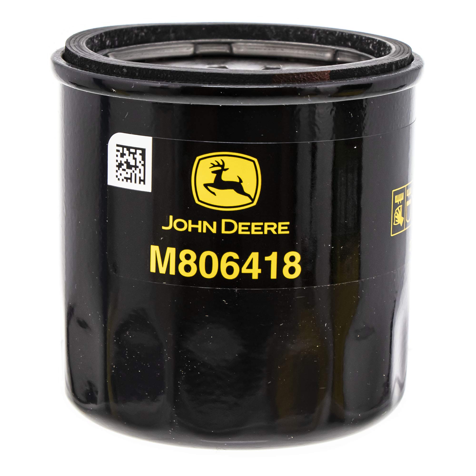 John Deere oil filter close-up highlighting fitment features and dependable sealing