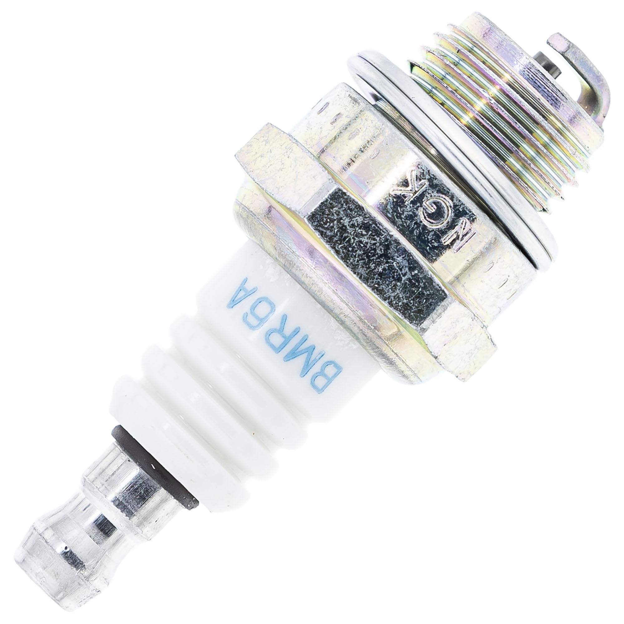 John Deere spark plugs pair displayed for reliable ignition performance