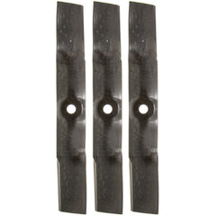 John Deere UC22010 three-pack front view showing packaging and blades, durable replacement