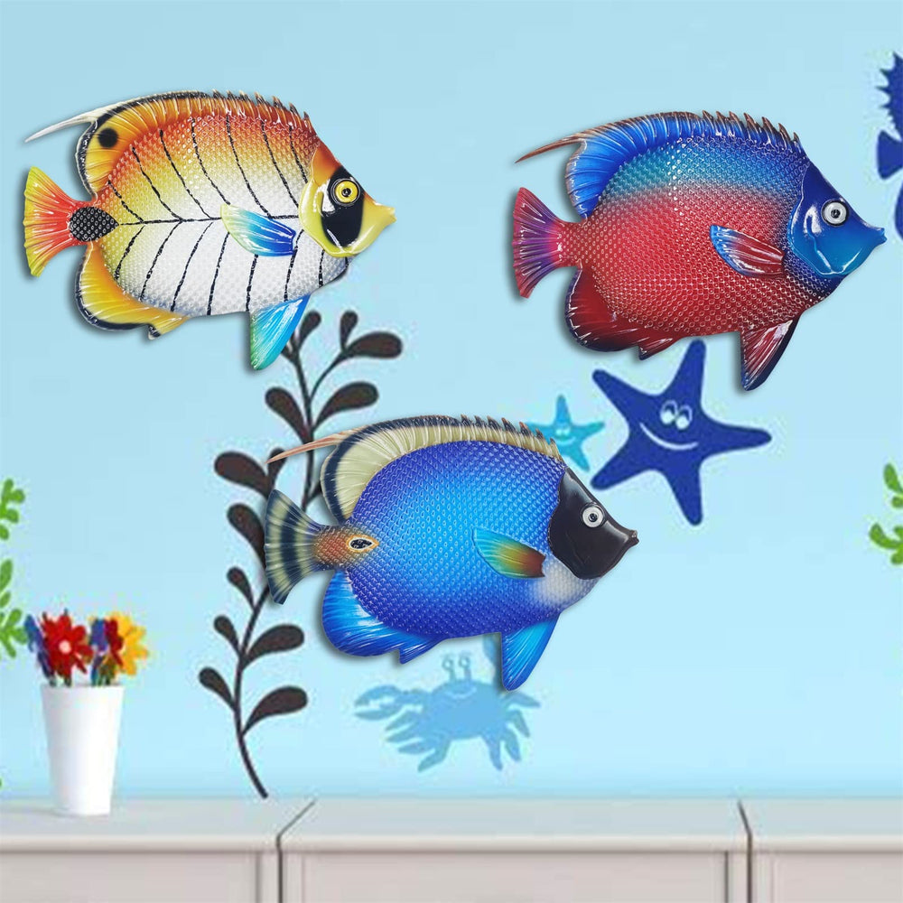 John's Studio displayed on kitchen wall adding ocean-themed accent and color