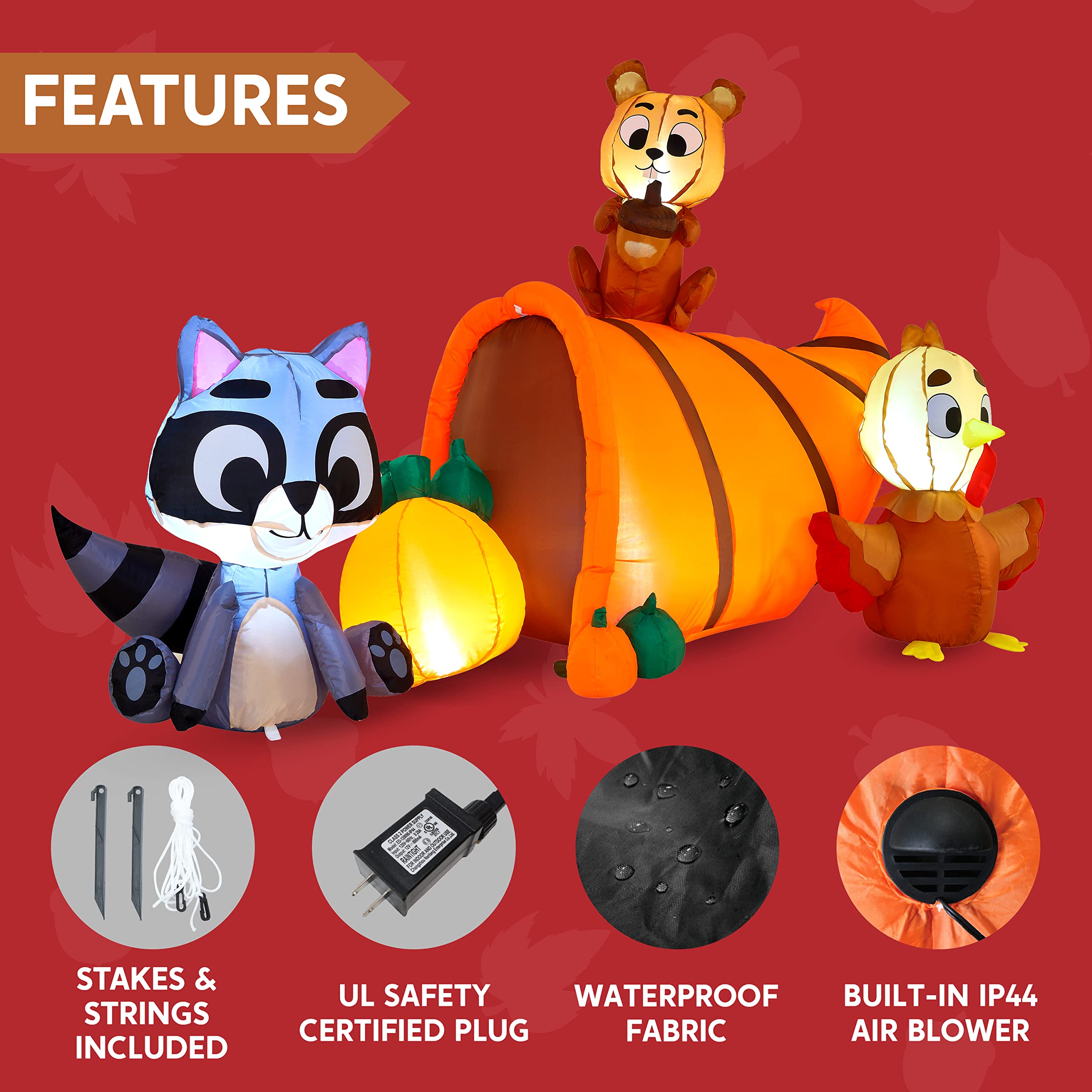 Joiedomi animals texture detail illustrating tear-resistant material benefit
