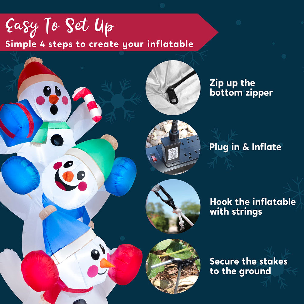 Joiedomi snowman in classroom scene creating festive atmosphere