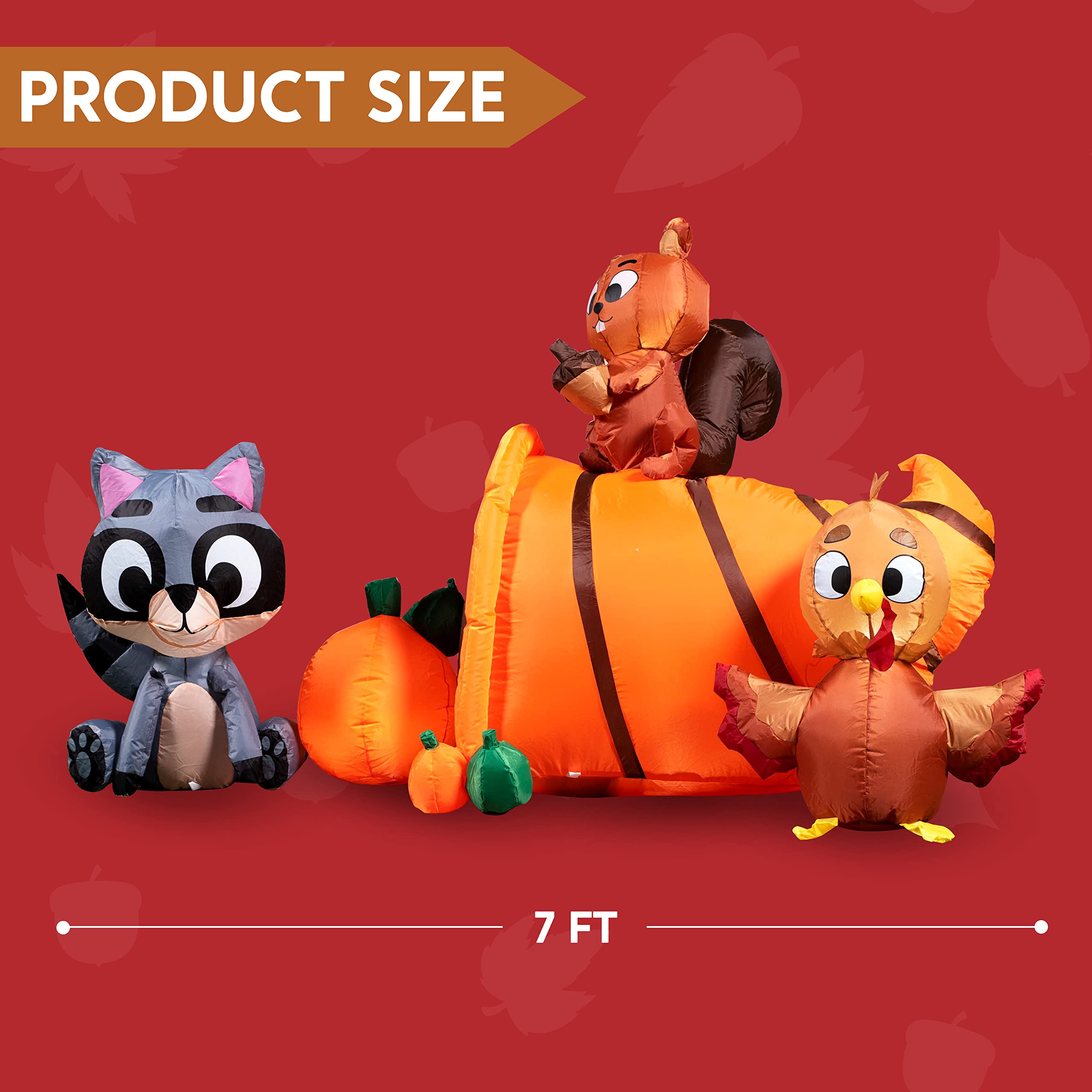 Joiedomi beside a person showing 7ft scale for easy size reference
