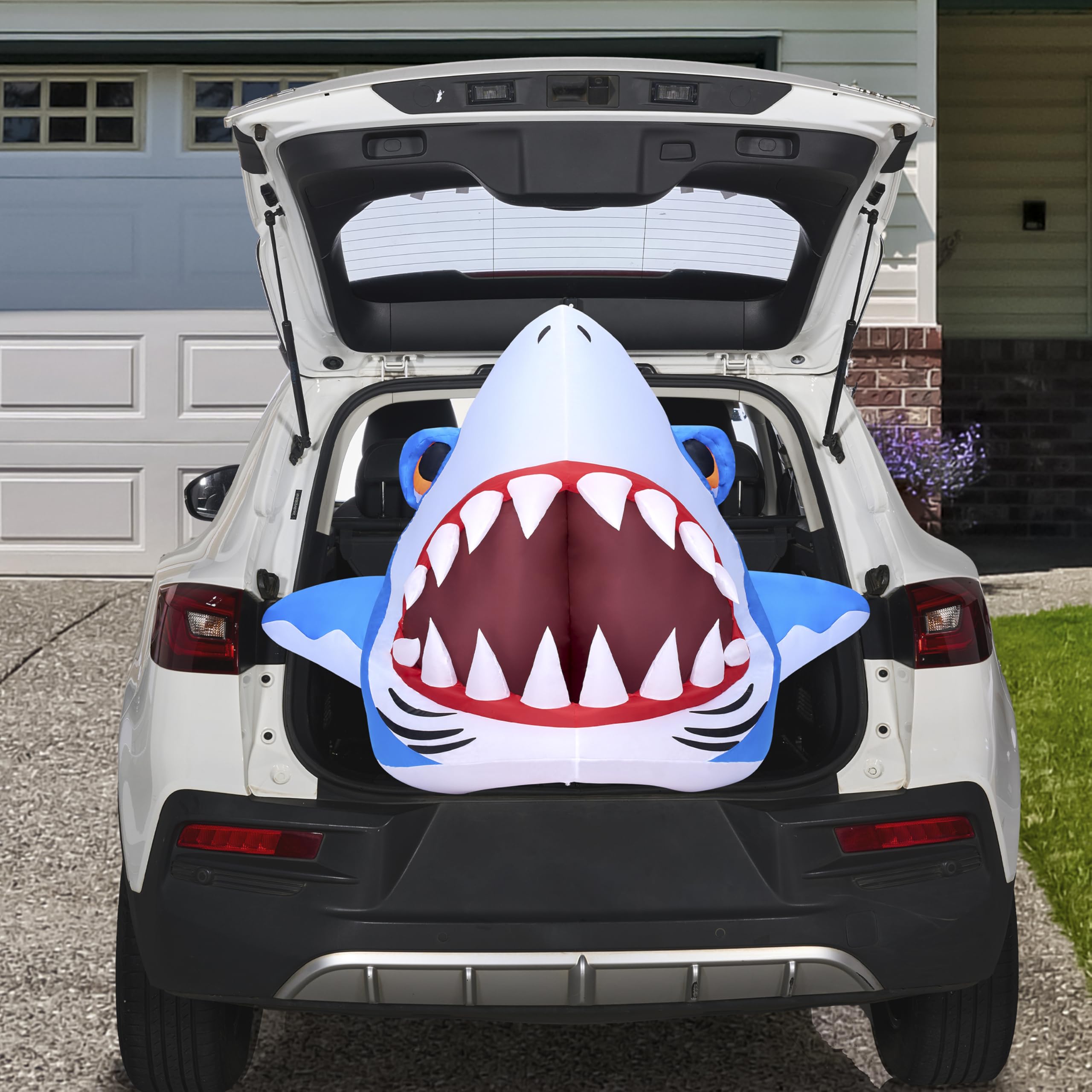 Joiedomi shark folded and packed for compact offseason storage