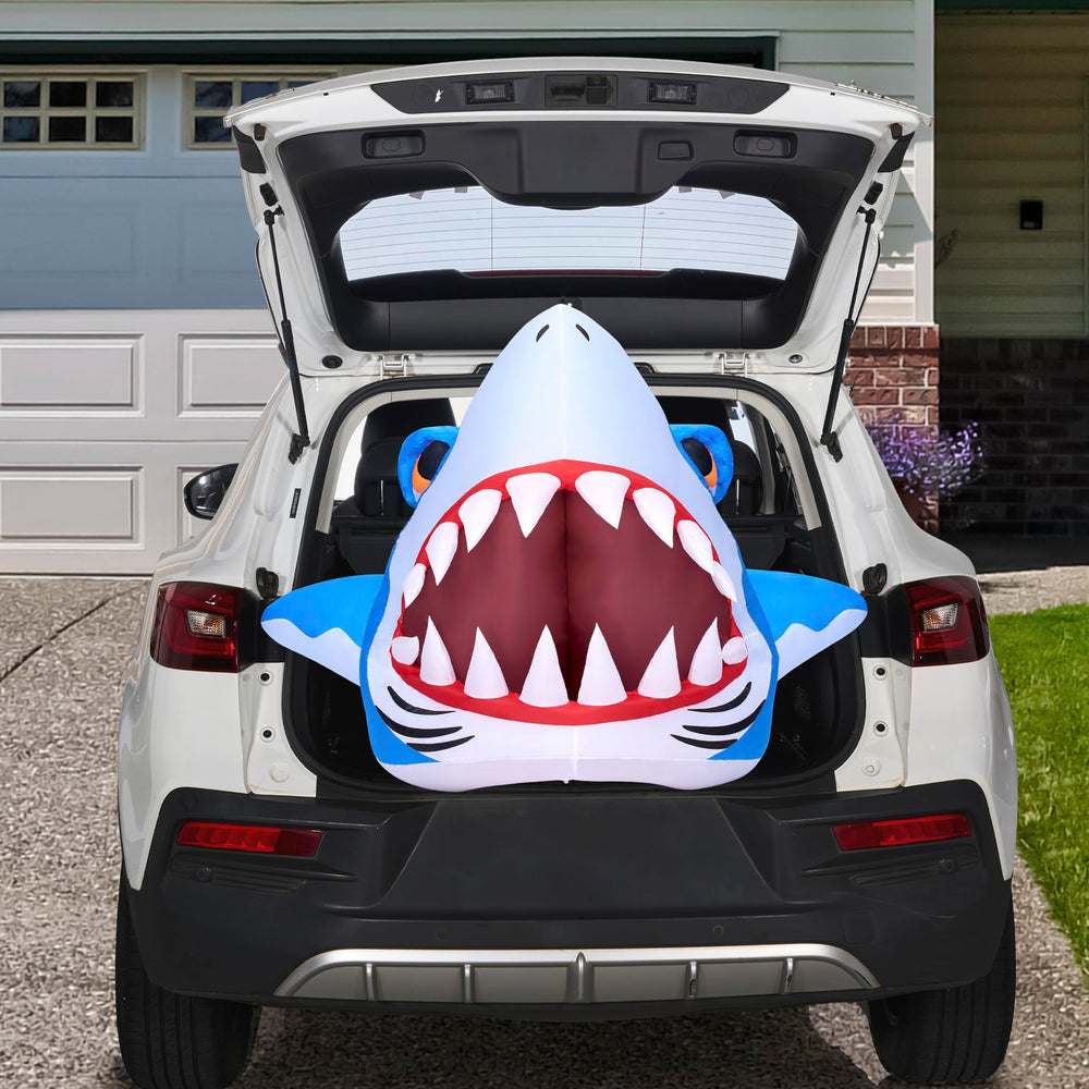 Joiedomi shark folded and packed for compact offseason storage