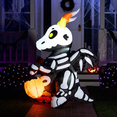 Joiedomi skeleton dragon base anchors with stakes and ropes for wind stability
