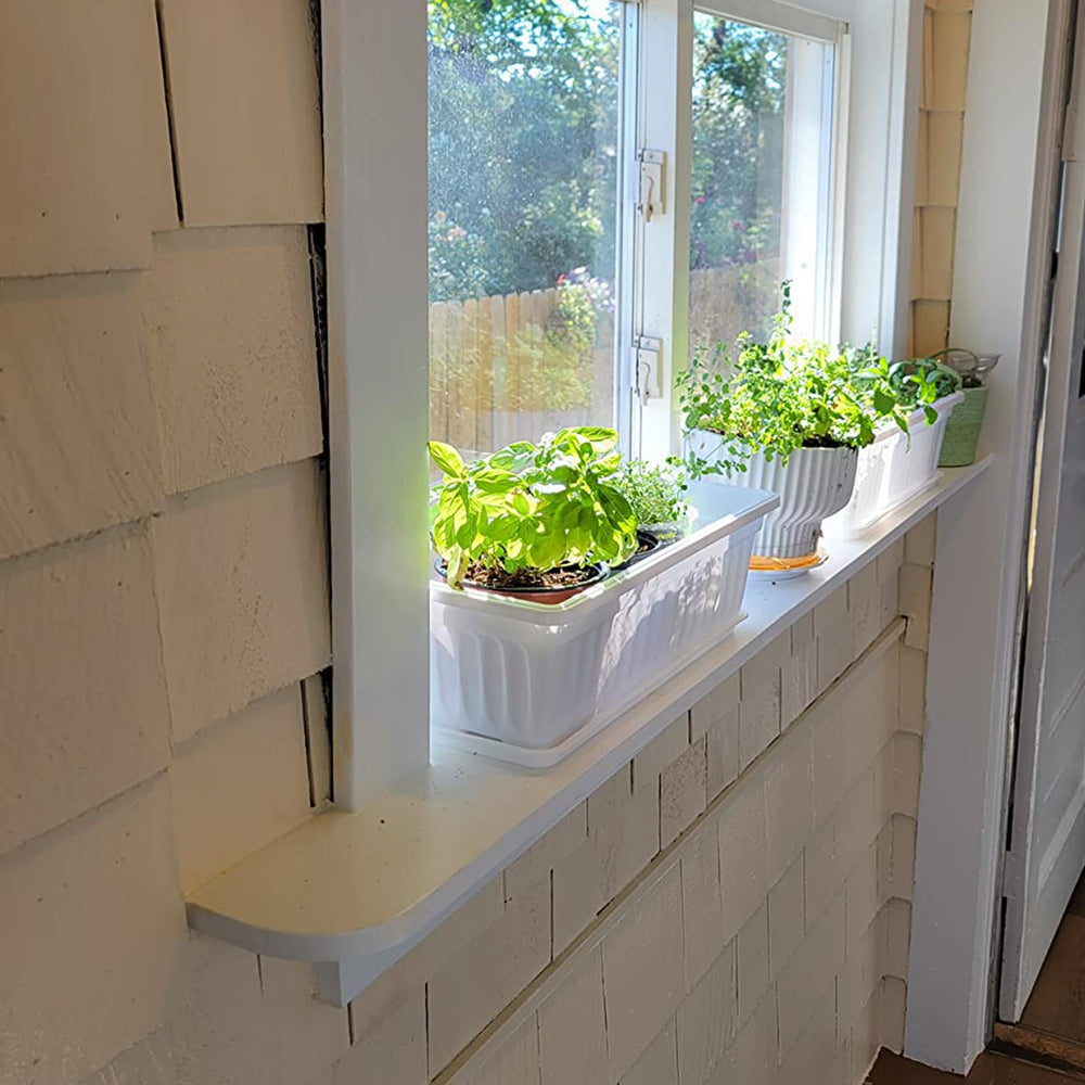 JOIKIT balcony display with flowers showing compact decorative use
