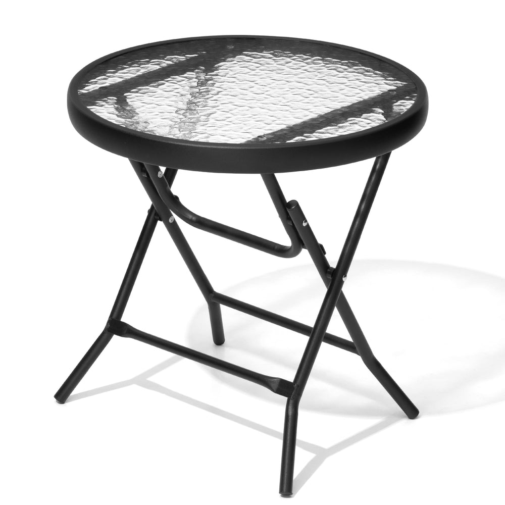 JOINHOM black finish detail showing sleek powder-coated frame for weather resistance