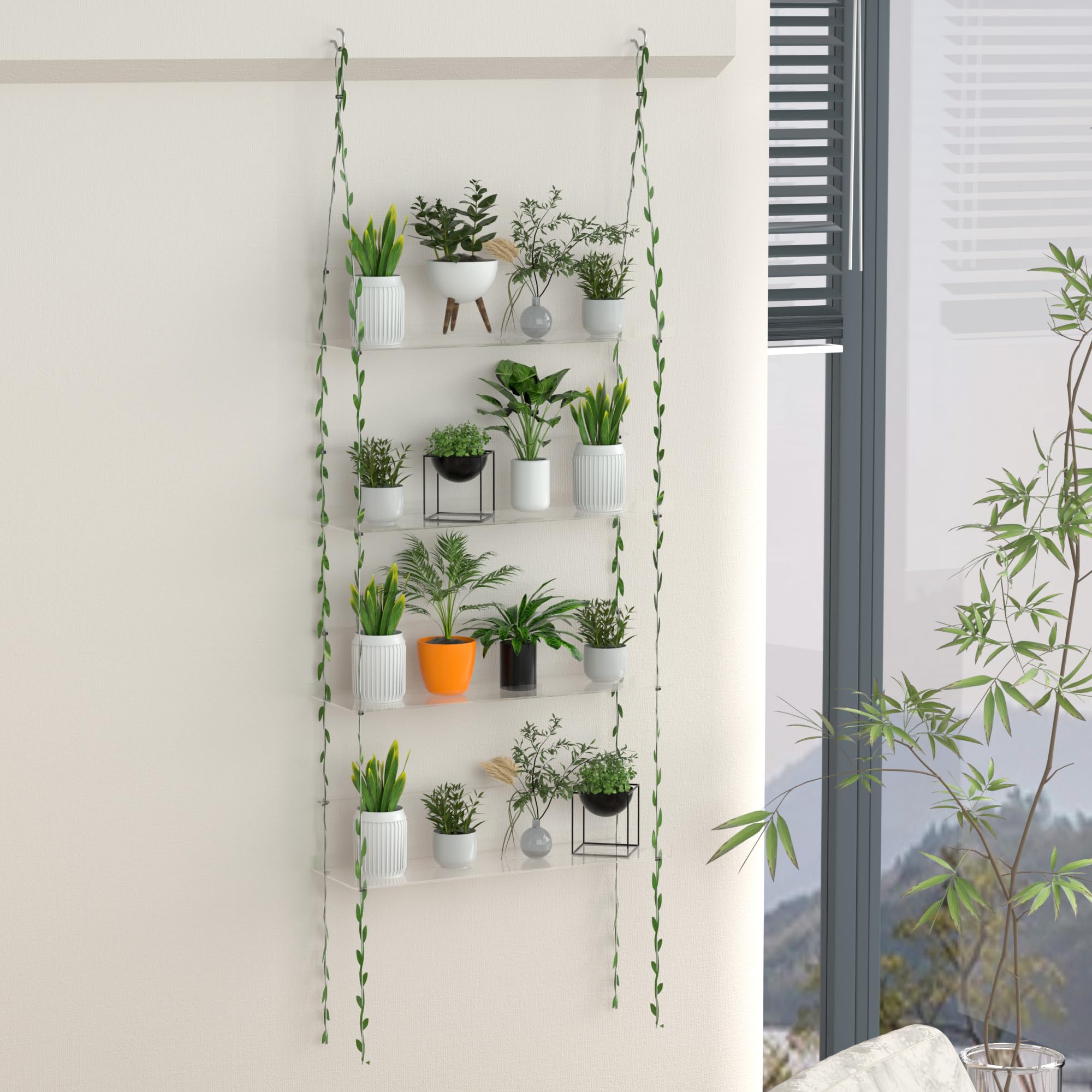 Jolitac shelf in evening light creating an attractive, low-profile lifestyle display
