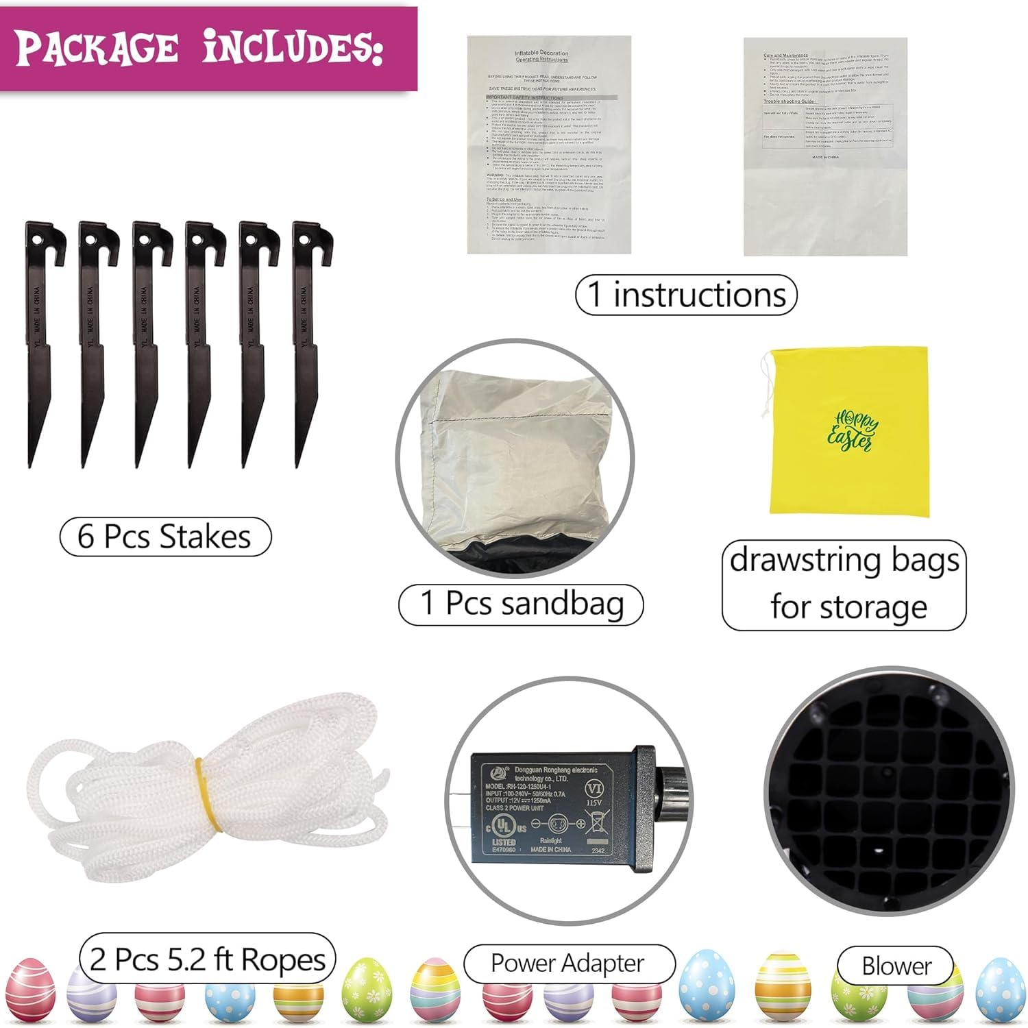 Joliyoou LED lights detail illuminating inflatable for nighttime visibility