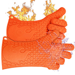 Jolly Green Ekogrips front view showing orange gloves and protective cuff, secure handling