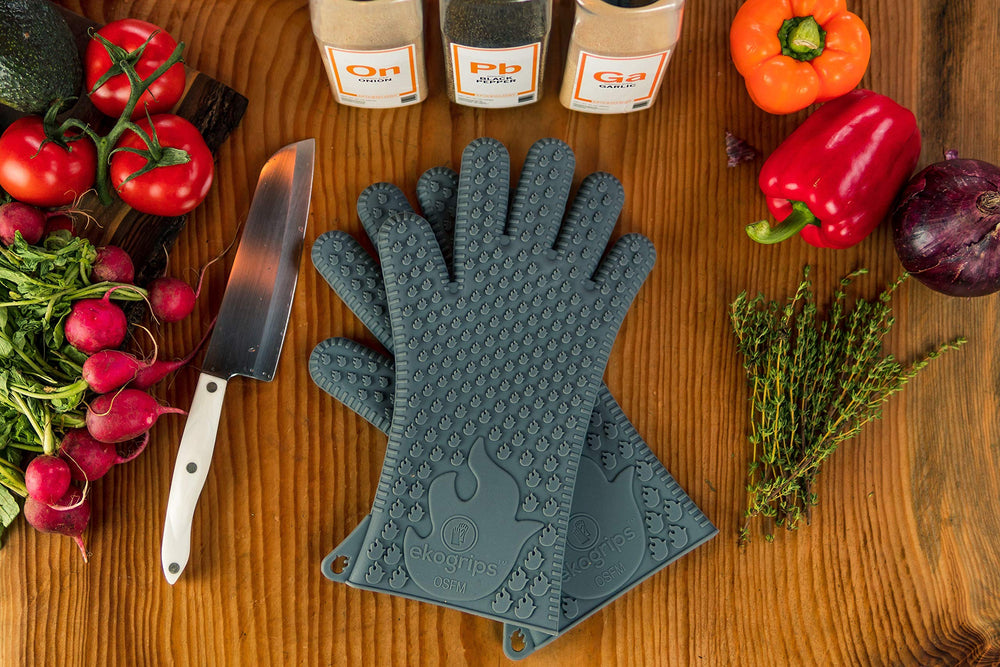 Jolly Green washing dishes with gloves showing waterproof protection and easy cleanup