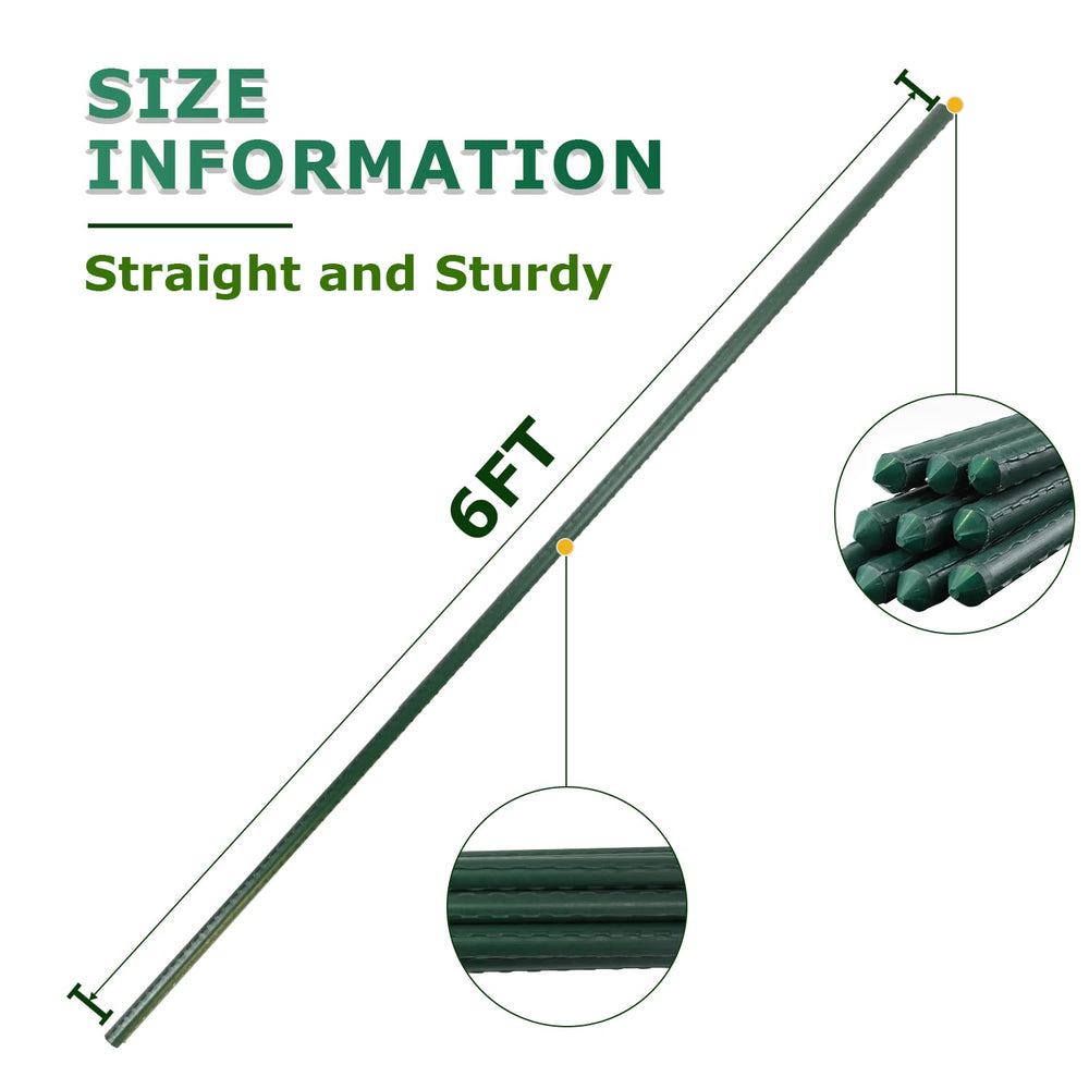 Jollybower stakes used with potted tree offering upright support and stability