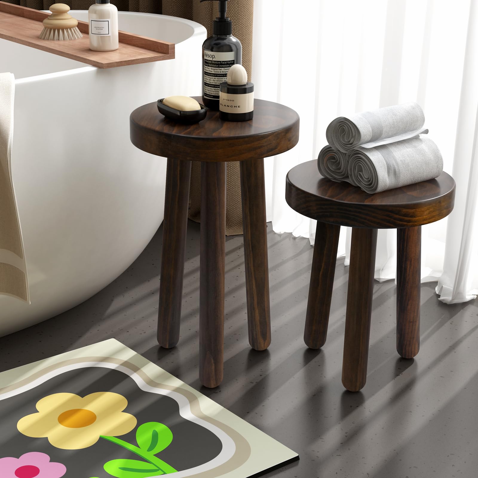 JOLLYMER used in bathroom holding towels showing compact, practical storage benefit