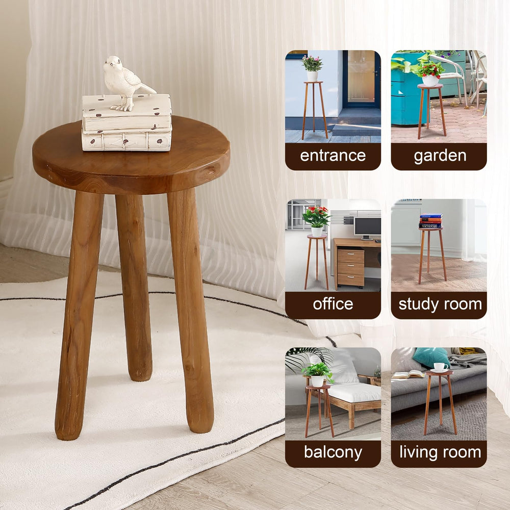 JOLLYMER stand beside a ruler to show 18-inch height and clear size comparison
