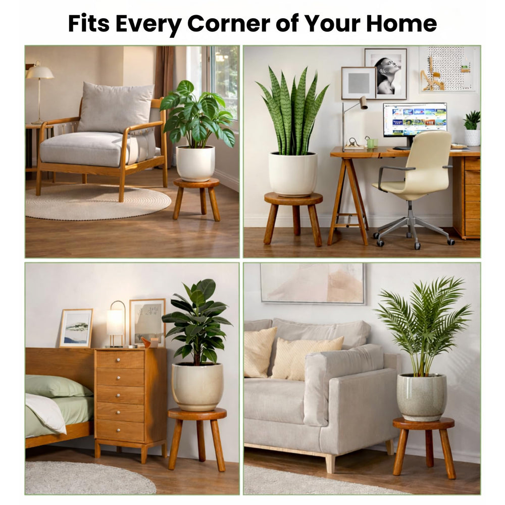 JOLLYMER styled with a potted plant to add height and visual interest