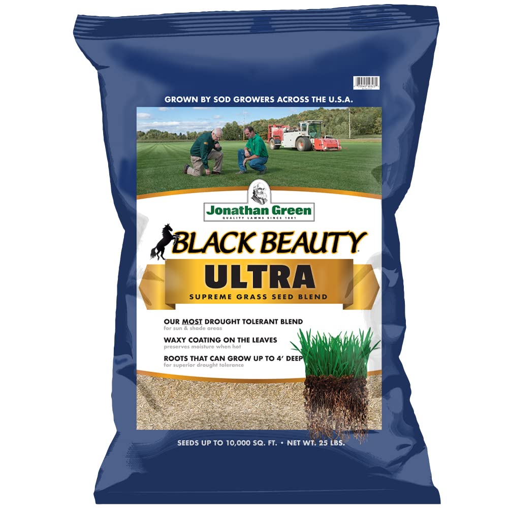 Jonathan Green front packaging showing 25 lb bag and product name benefits
