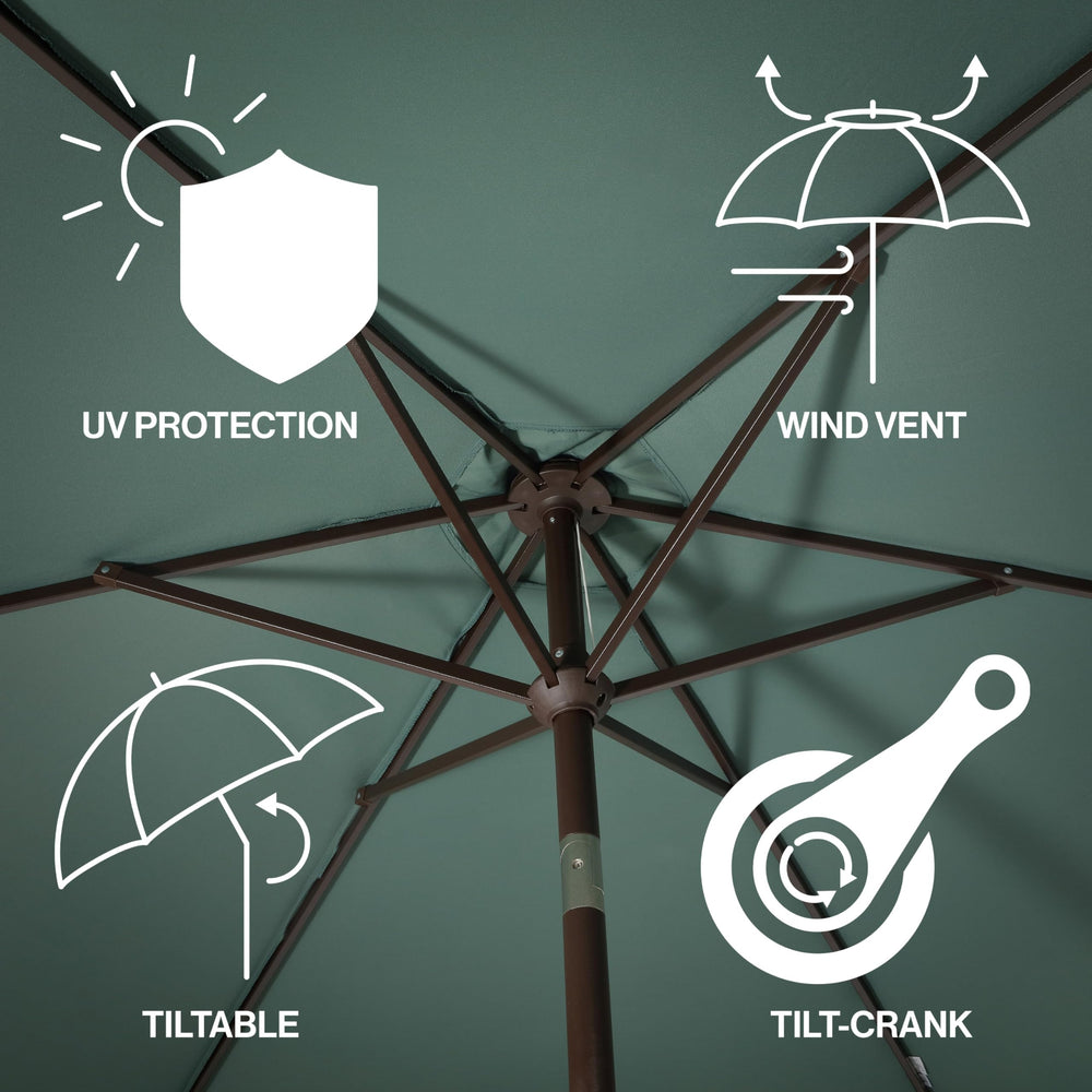 JONATHAN Y tilt-crank detail with handle, displaying smooth operation and easy shade control