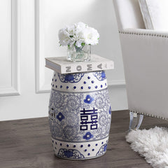 JONATHAN Y close-up of glazed top highlighting spill-proof finish and easy cleaning