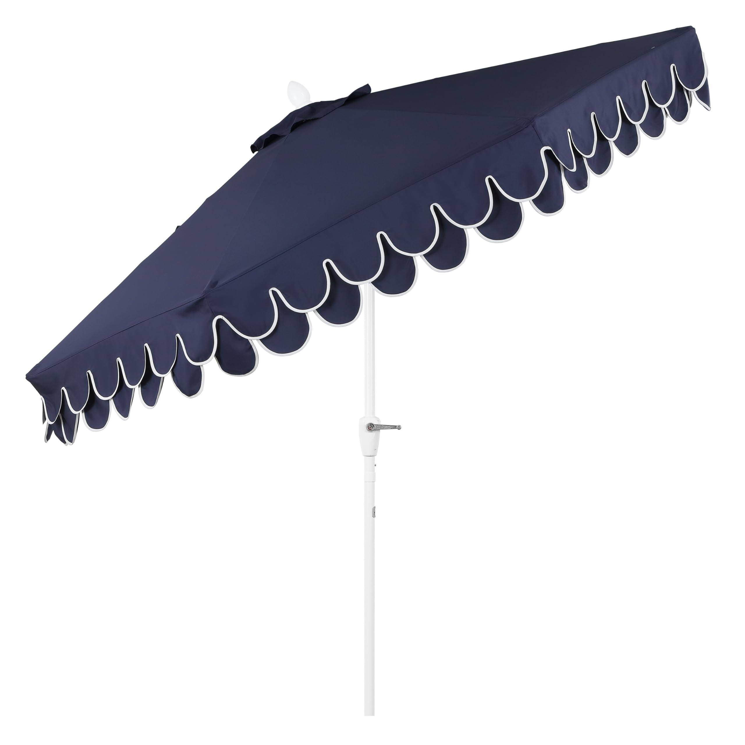 JONATHAN Y umbrella over patio dining set providing comfortable table shade