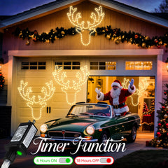 Joomer LED closeup showing soft warm lights for cozy holiday ambiance