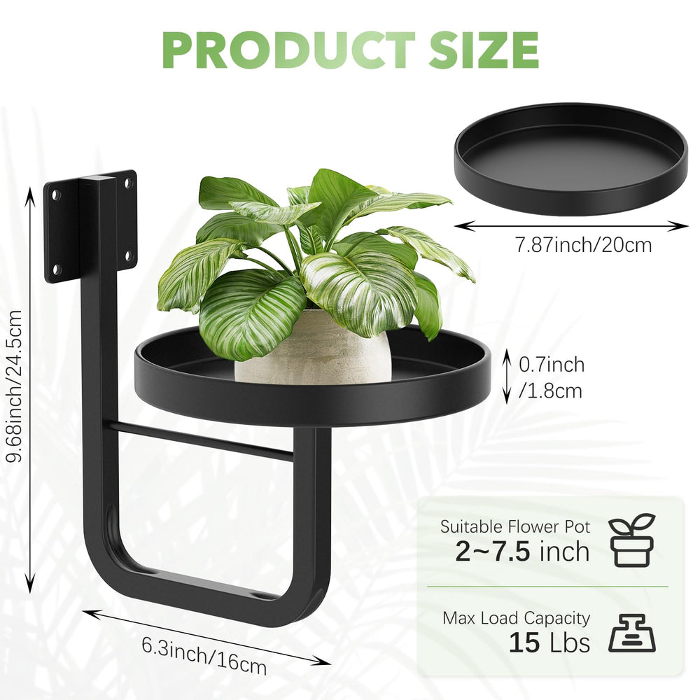 JOPBENG set of wall planters installed in living room creating vertical greenery and saving floor space