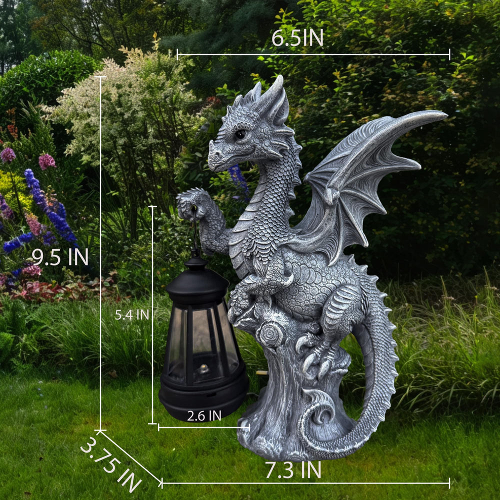 JORAE dragon side detail highlighting hand-painted scales and weatherproof finish