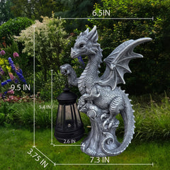 JORAE dragon side detail highlighting hand-painted scales and weatherproof finish