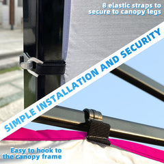 Joramoy attachment detail of top hook and aluminum buckle delivering fast secure fit