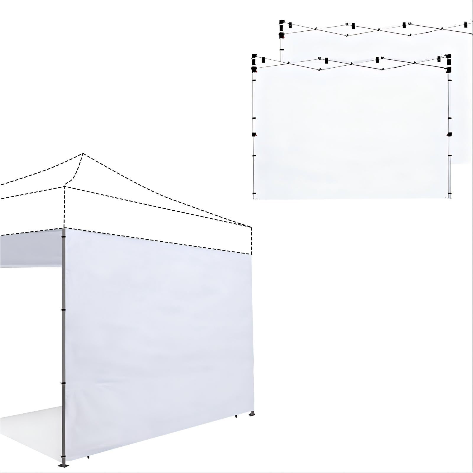 Joramoy front view sidewall attached provides full weather protection