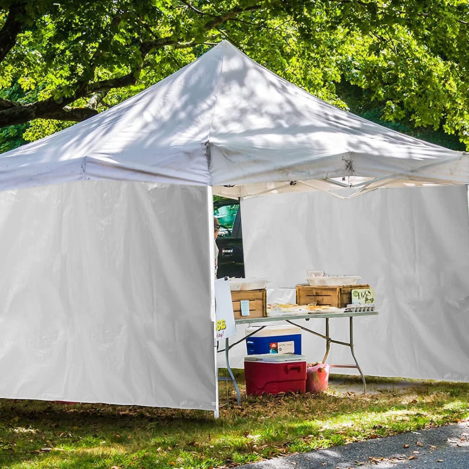 Joramoy lifestyle market booth privacy setup creates private display