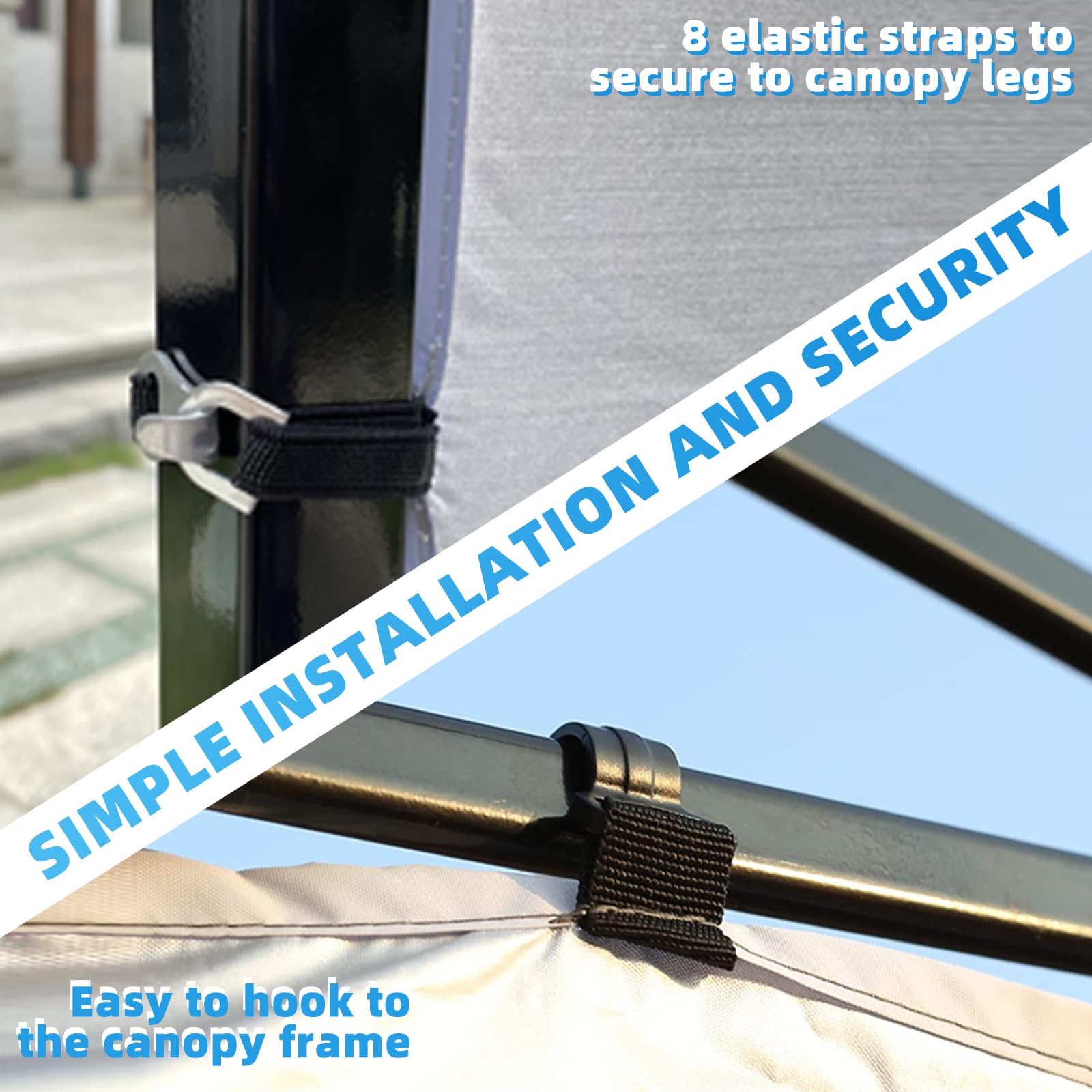 Joramoy top hook attachment detail securing panel quickly and firmly