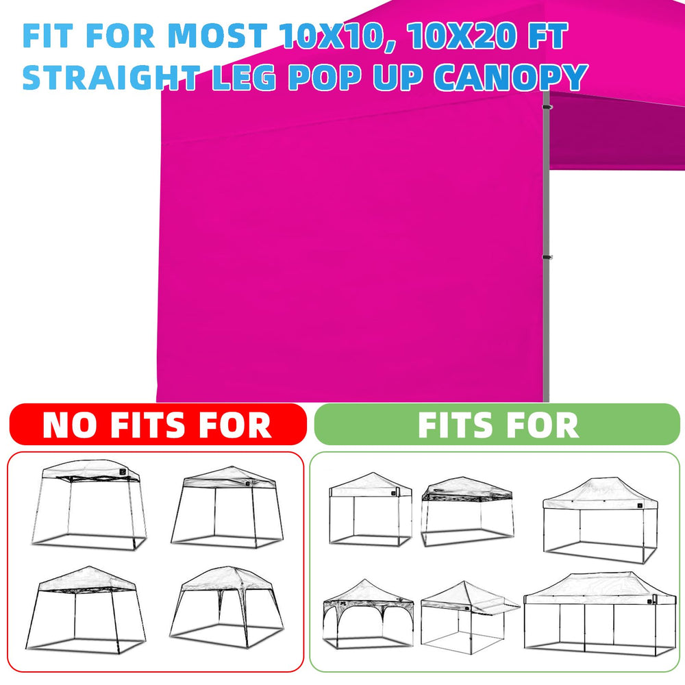 Joramoy sidewall size comparison with person showing full-height coverage benefit