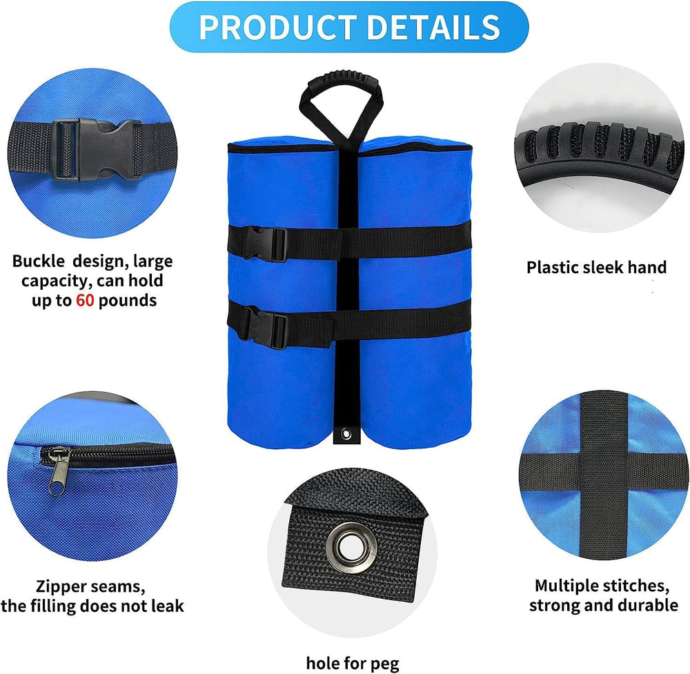 Jorohiker sleeve fitted over canopy leg illustrating secure fit and anti-slip benefit