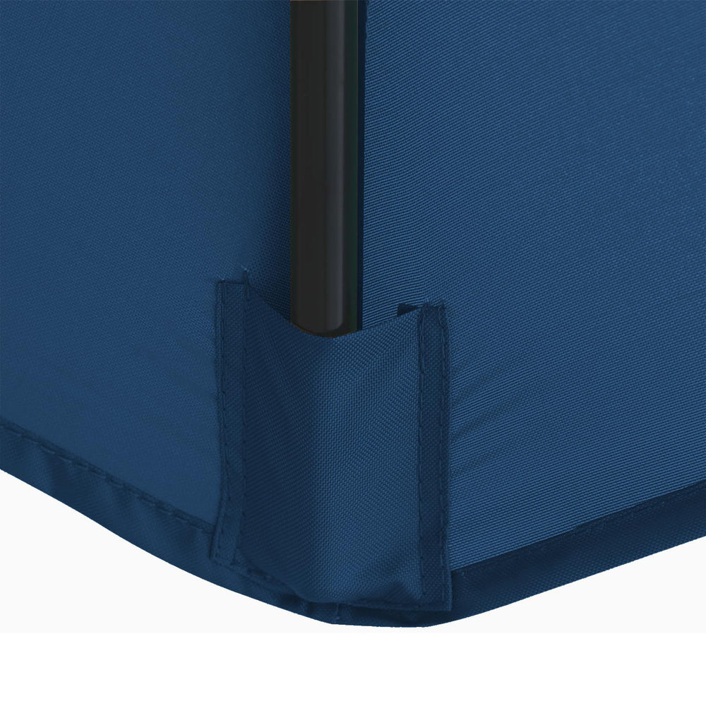 Jorohiker canopy reinforced edge seam close-up showing strengthened stitching benefit