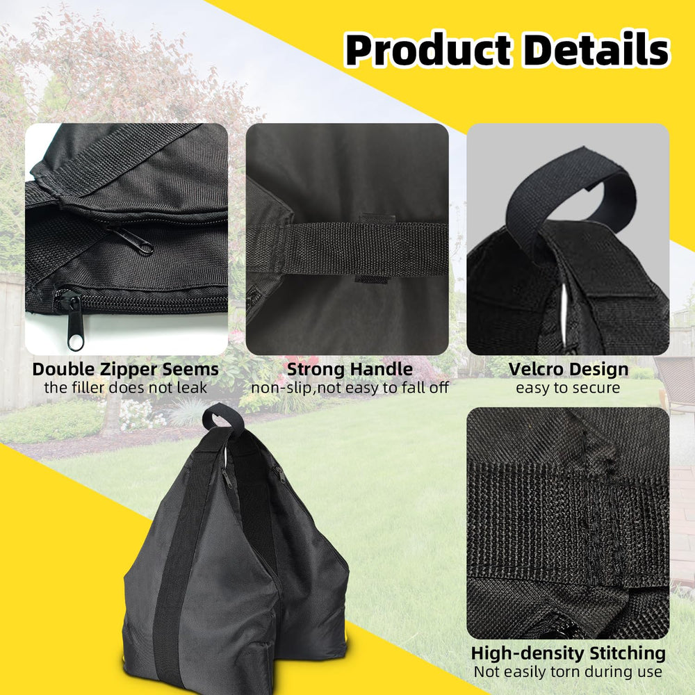 Jorohiker folded empty sandbag compact for storage and easy transport benefit