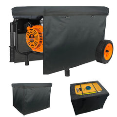 Jorohiker front view on framed generator showing full weatherproof protection
