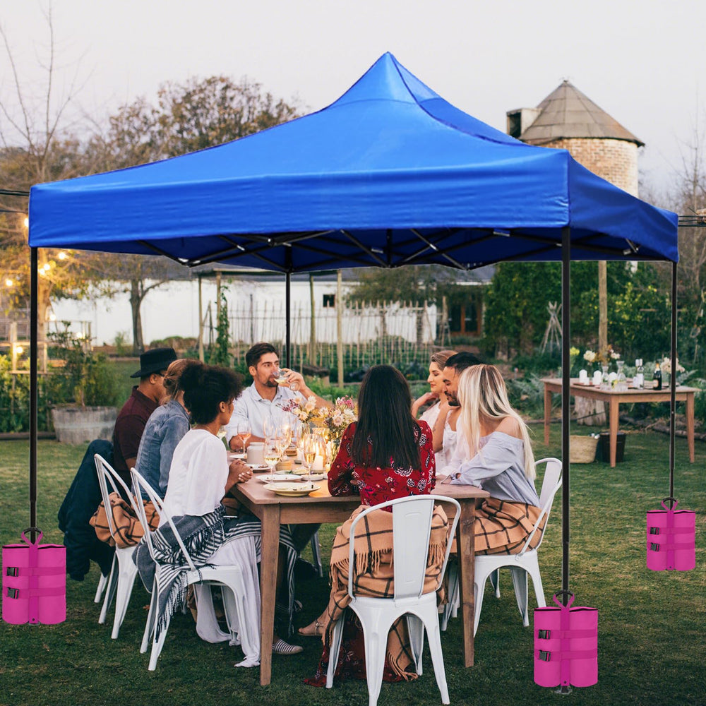 Jorohiker on a market stall demonstrating reliable outdoor canopy anchoring