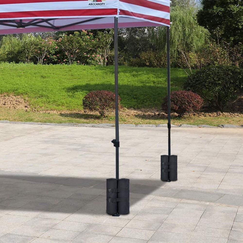 Jorohiker at outdoor market stabilizing canopy for safer vendor setup
