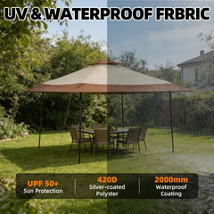 Jorohiker silver-coated top reflecting light to reduce heat under canopy