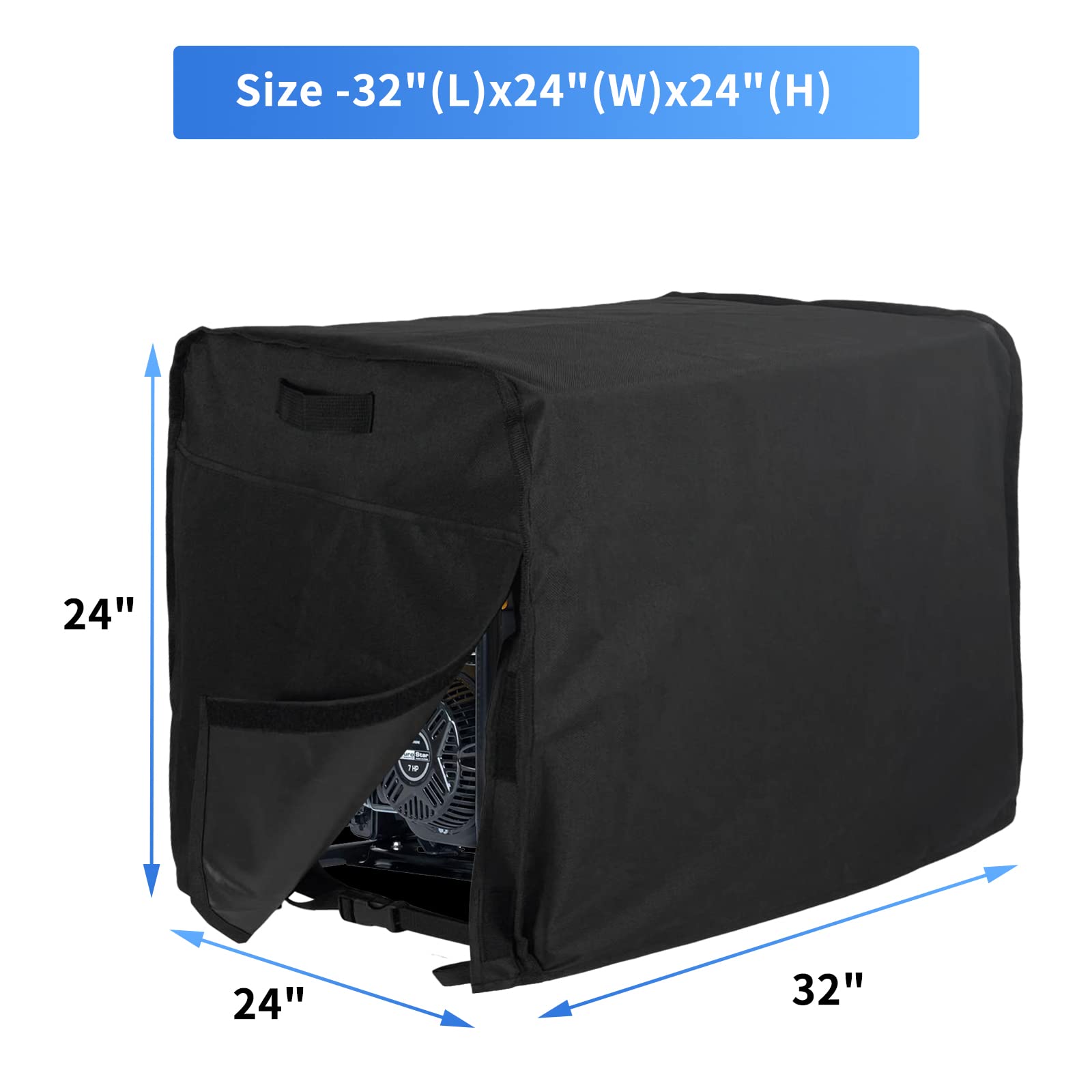 Jorohiker cover next to wheels showing scale and secure fit