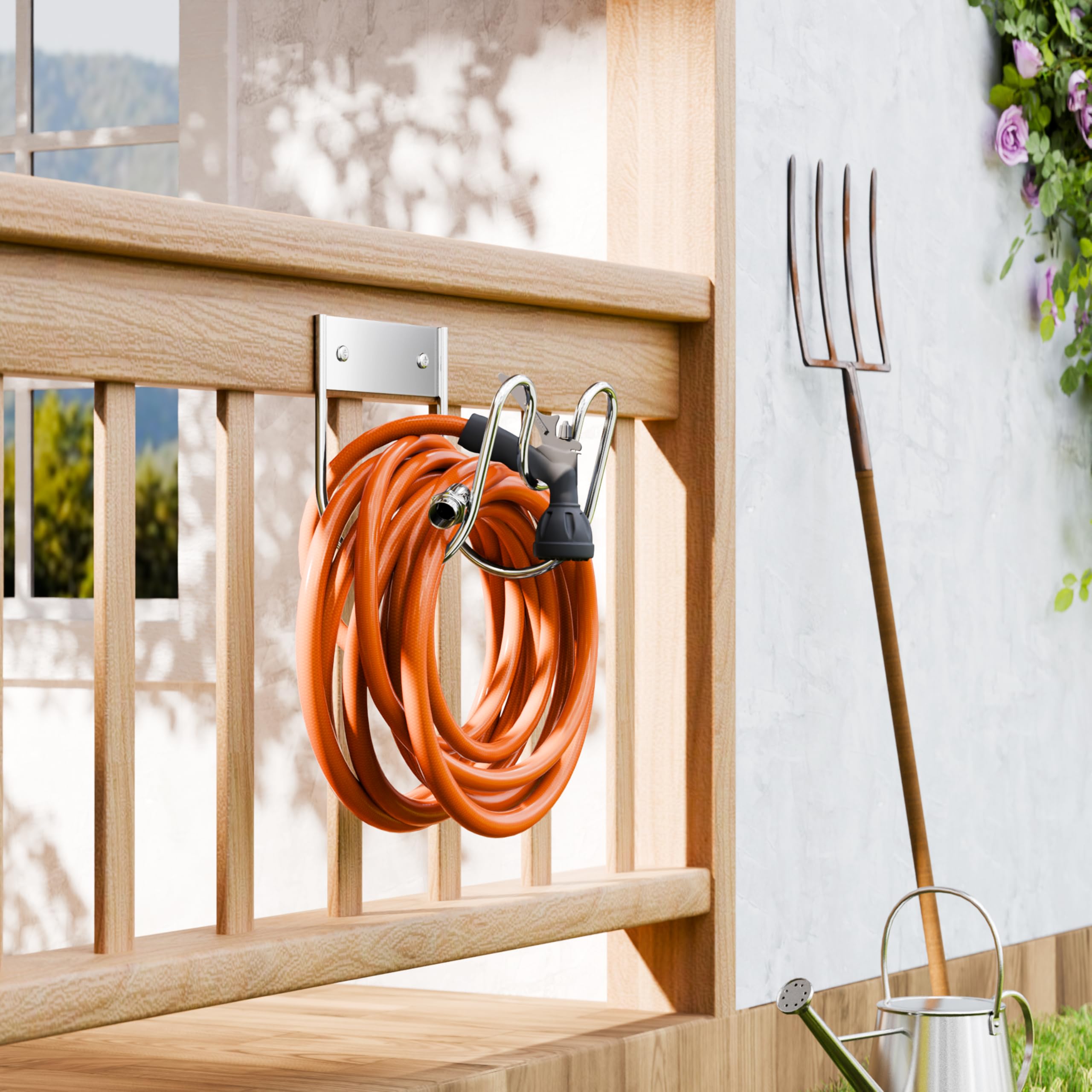 Josmimic side profile highlighting thickened hook design that protects hoses and reduces wear