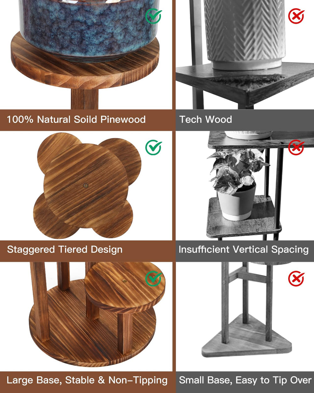 Jotboom plant stand in living room illustrating stylish display and organization