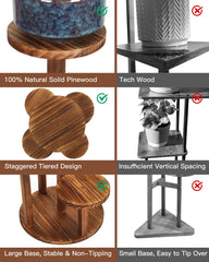 Jotboom plant stand in living room illustrating stylish display and organization