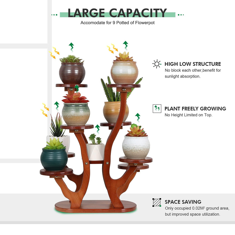 Jotboom staggered tier side profile improving sunlight for each plant