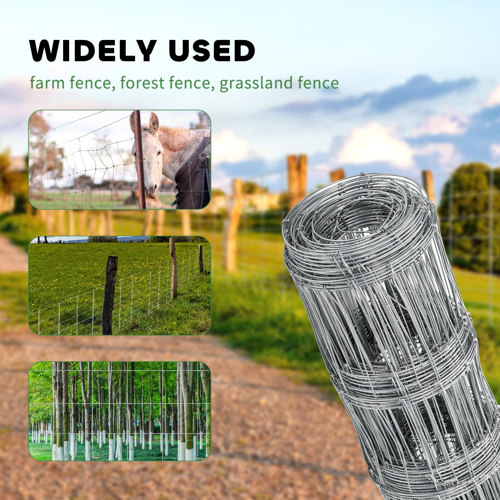 Jotesnew panel used around garden and chicken coop protecting plants and poultry