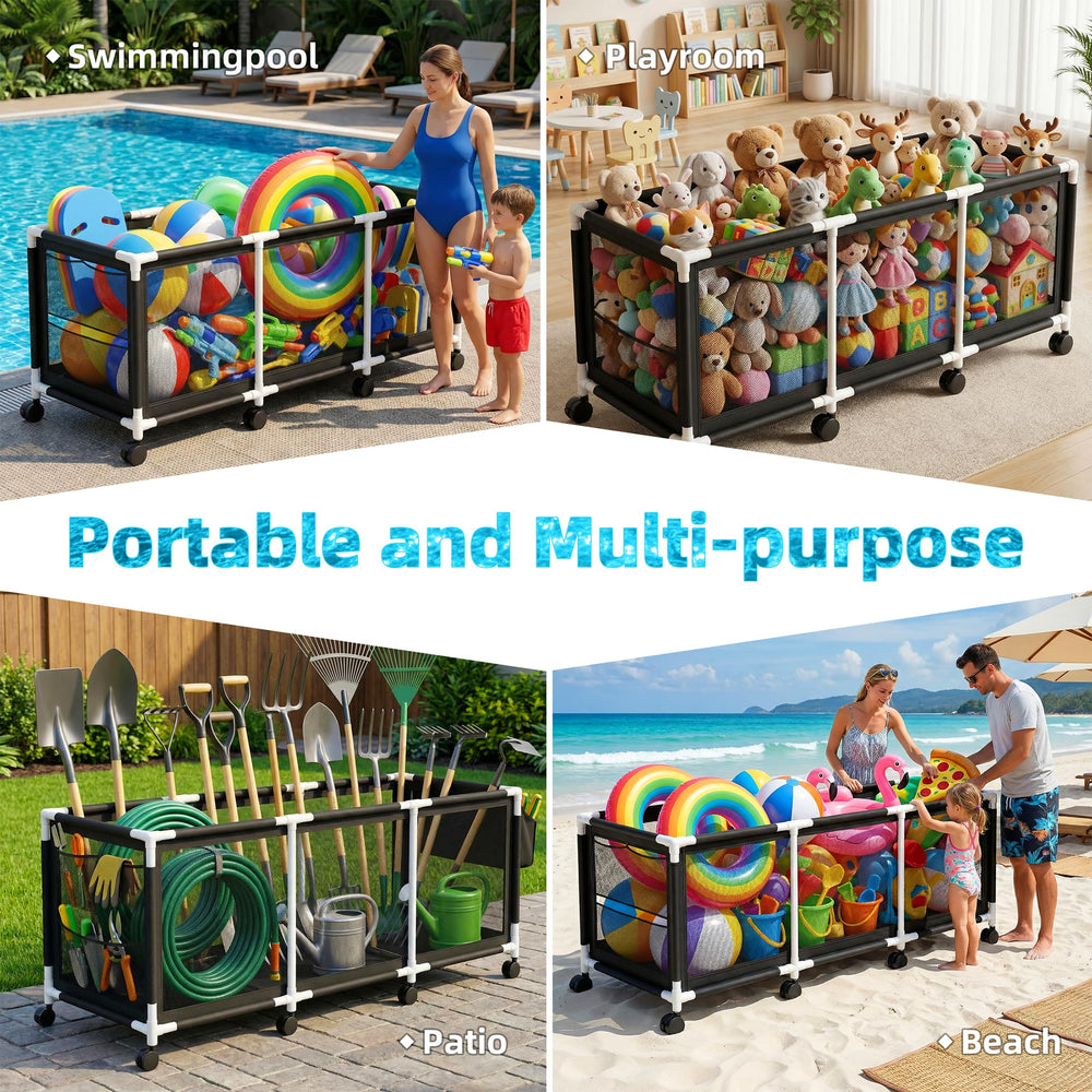 Jotesnew in-use loaded with floats showing fast cleanup and accessibility benefit