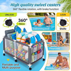 Jotesnew breathable mesh and PVC frame closeup promoting quick drying