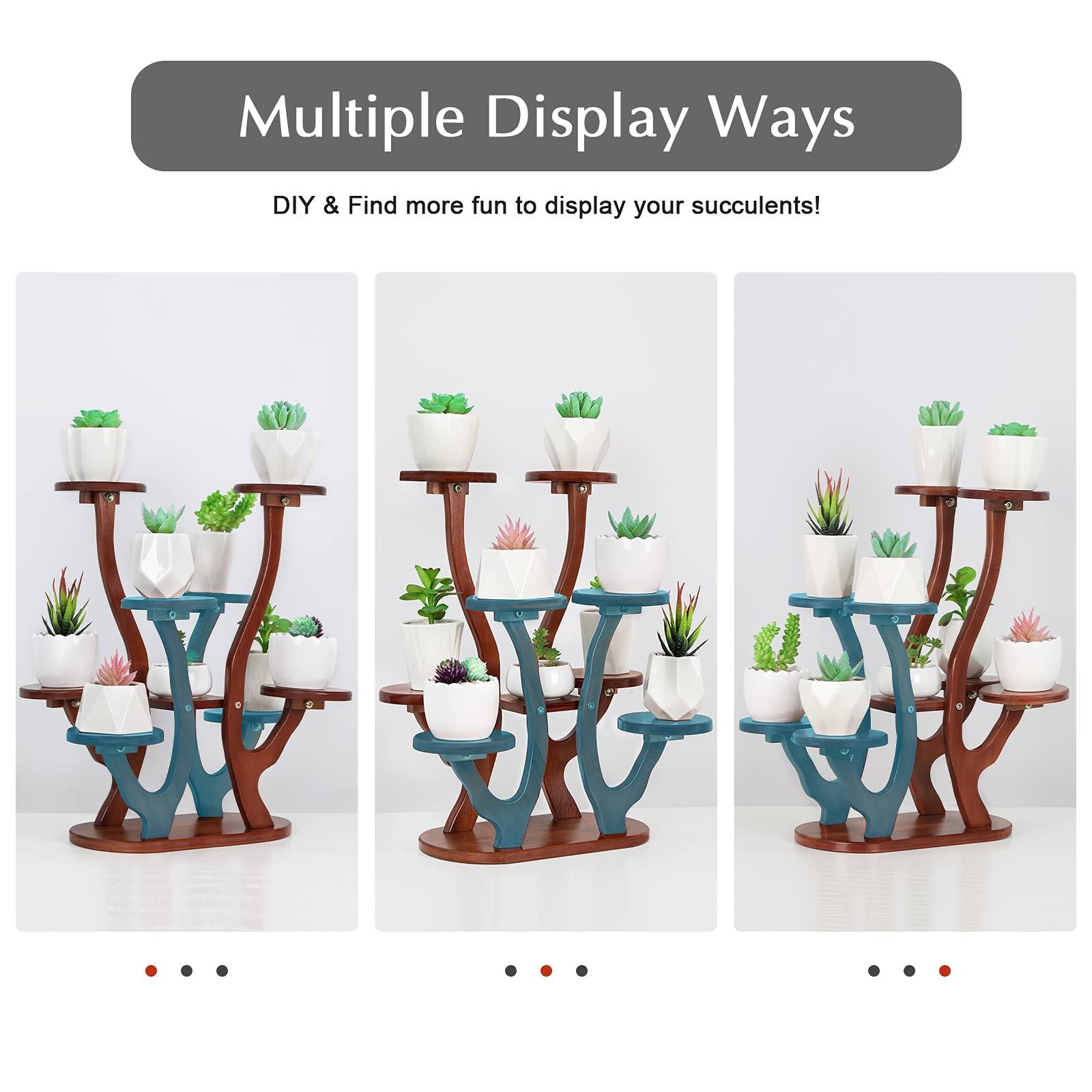Jotsport side profile showing branch-like arms for flexible plant display arrangements